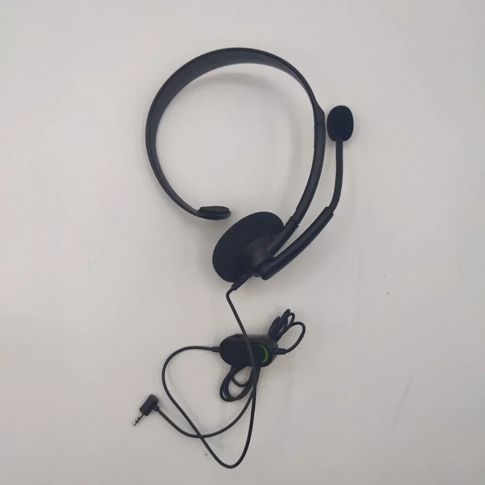 Microsoft Xbox 360 Black Headband Headsets